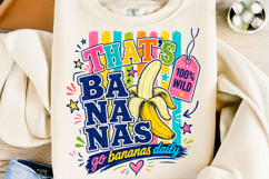 Retro Summer That's Bananas PNG Product Image 1