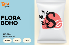 Flora Boho Monogram Product Image 1