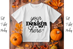Fall t-shirt mockup, Fall mockup Product Image 1