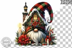 Christmas Gnome Sublimation - Clipart PNG Design Product Image 1