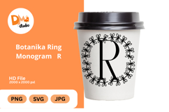 Botanika Ring Monogram Product Image 1