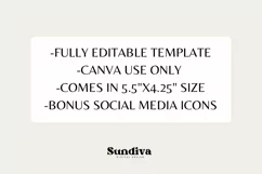 Spray Tan Pre Care & Aftercare Card Template - 5 Colors Product Image 2