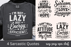 Sarcastic Quotes SVG PNG Product Image 1