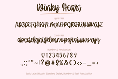Winky Heart - Handwritten Script Font with Heart Product Image 18
