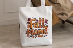 Fall Mama PNG | Autumn Sublimation Design for Moms Product Image 3