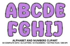 Japanese Alphabet &amp; Numbers Clipart PNG 300 DPI Product Image 2