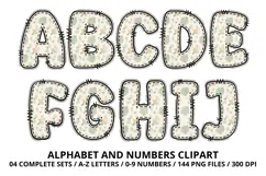 Safari Alphabet PNG - Letters & Numbers Clipart 300 DPI Product Image 2
