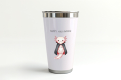 Halloween Axolotl Dracula Vampire Fangs Cape PNG Uparupa Product Image 4