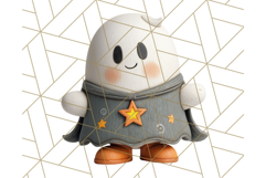 Cute Halloween Ghost Clipart Costume PNG, Halloween Png Product Image 2