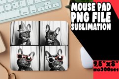 Funny Dog Image Sublimation Mouse Pad Template for Pet Enthu Product Image 1