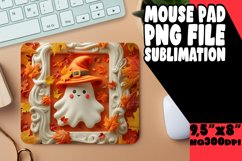 3D Halloween Art Mouse Pad Design Keychain Fall Sublimation Product Image 1