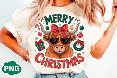 Merry Christmas PNG Funny Cow Product Image 4