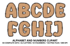 Japanese Alphabet &amp; Numbers Clipart PNG 300 DPI Product Image 2