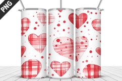 Lovely Hearts Tumbler Design | Valentine&#039;s Day Tumbler Wrap Product Image 3
