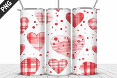 Lovely Hearts Tumbler Design | Valentine's Day Tumbler Wrap Product Image 3