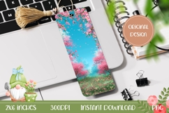 Floral Bookmark Design, Nature Bookmark Printable Product Image 1