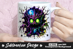 Moonlit Forest Monster Clipart Sublimation PNG Product Image 1