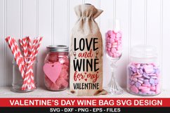 Valentine Wine Bag SVG Bundle -Valentine Design Product Image 9