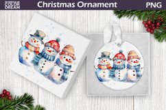 Snowman Family Christmas Ornament | Christmas Ornament Product Image 1