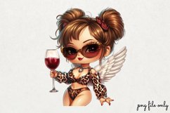 Lazy Sassy Angle for Valentine Clipart PNG Product Image 1