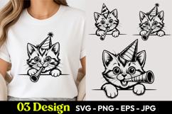 Unicorn Kitten SVG PNG Product Image 1