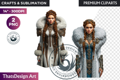Steampunk Winter Fantasy Sublimation Graphics PNG clipart Product Image 1