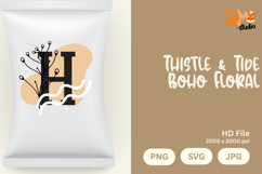 Thistle &amp; Tide Boho Floral Monogram Product Image 1