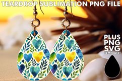 Cheerful Teardrop Earrings GIFT MAGIC, Heart Product Image 1