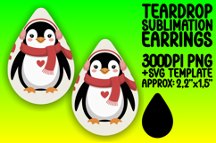 Dynamic Teardrop Design for Earrings , Valenines Animals Product Image 1