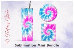 TIE DYE Mini Bundle - Sublimation - Tumbler, Mug, Coaster Product Image 1