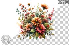 Flowers Sublimation - Clipart PNG Design Product Image 1