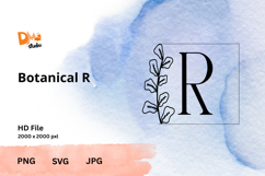 Botanical Monogram Product Image 1