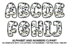 Watercolor Soccer Alphabert Numbers PNG Clipart 300DPI Product Image 3