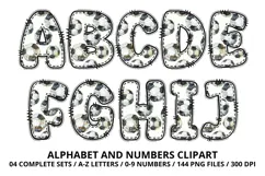 Watercolor Soccer Alphabert Numbers PNG Clipart 300DPI Product Image 3
