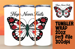 EYE-CATCHING 20oz Tumbler PNG , Butterfly Product Image 1