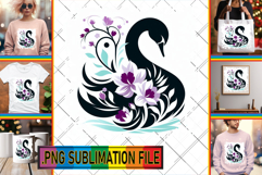 LUMINOUS Tote Bag Sublimation Ideas, Flower Animals Product Image 1