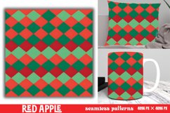 Red Apple Pattern Digital Papers Product Image 1