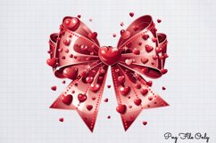 Coquette Valentine Clipart PNG Product Image 1