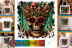 Cheerful TOTE BAG Art Ideas, Skull Product Image 1