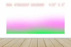 Green Pink Ombre 16oz Libby Glass Can Tumbler Wrap Product Image 2