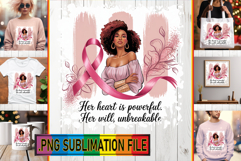 Cheerful TSHIRT Art PNG, Cancer Product Image 1