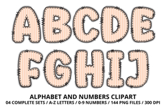 Garden Nature Beauty Alphabet PNG Letters &amp; Numbers 300DPI Product Image 2