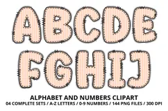 Garden Nature Beauty Alphabet PNG Letters & Numbers 300DPI Product Image 2