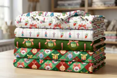 Vintage Watercolor Christmas Clipart & Seamless Patterns Product Image 8