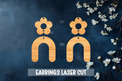 Summer Style Laser Cut Earrings SVG File Product Image 1
