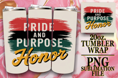 Joyful Colors 20oz tumbler wrap, Juneteenth Product Image 1