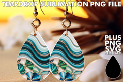 VIBRANT TEARDROP EARRINGS Ideas PNG, Pattern Product Image 1