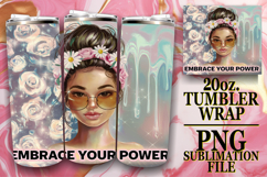PRESENT OF HARMONY 20oz TUMBLER WRAP, Woman Product Image 1