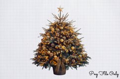 Glitter Leopard Christmas Sublimation Clipart PNG Product Image 1