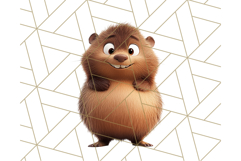 Chunky Kawaii Woodland Critters PNG Clipart, Cute Animals Product Image 2